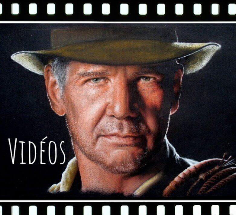 Vidéos de portraits au pastel